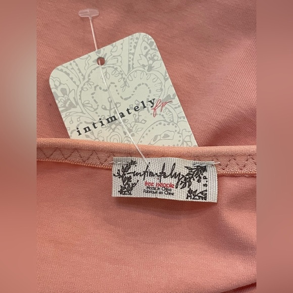 Free People Peach Blouse NWT Small - Picture 11 of 12